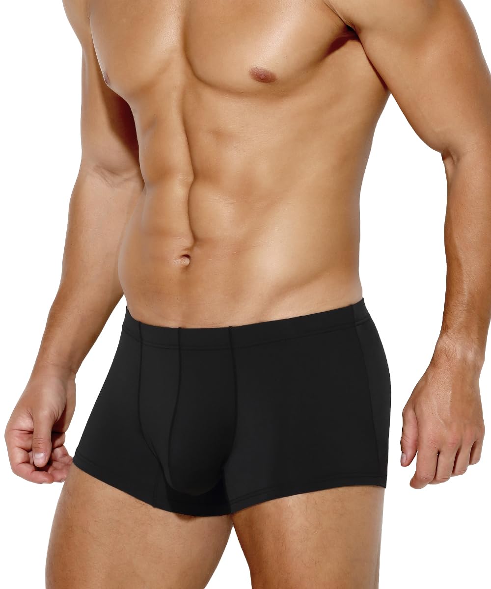 Men's Sexy Silky Trunks Underwear Boxer Briefs