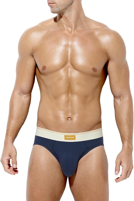 Arjen Kroos - Arjen Kroos Men's Cotton Underwear Moisture Wicking Briefs Anti - chafing Underpants - Arjen Kroos - Blue - AK303350S
#color_blue