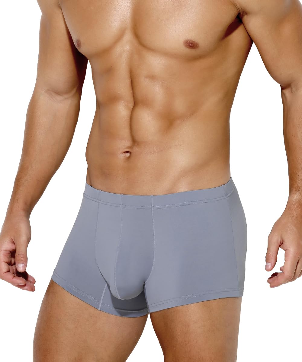 Men's Sexy Silky Trunks Underwear Boxer Briefs