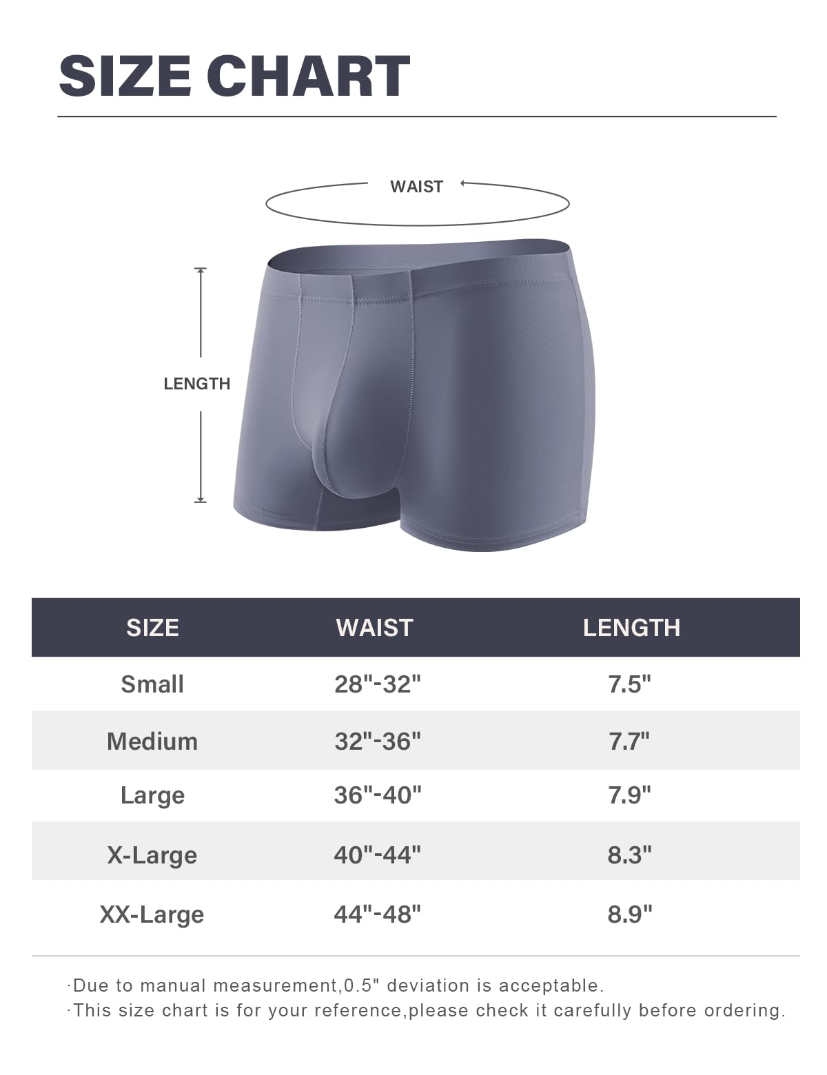 Men's Sexy Silky Trunks Underwear Boxer Briefs