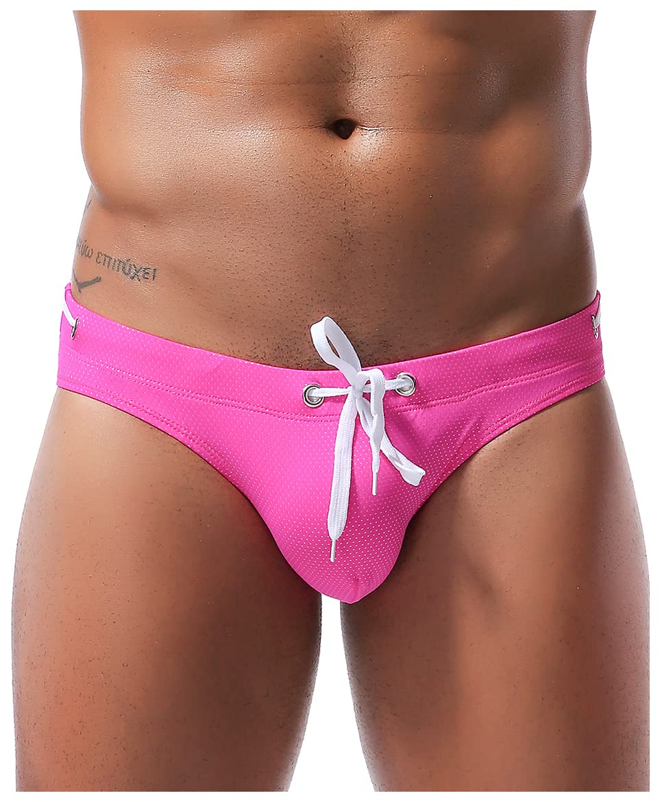 Men's Sexy Breathable Swim Briefs Quick Dry Tagless Bikini Swimwear