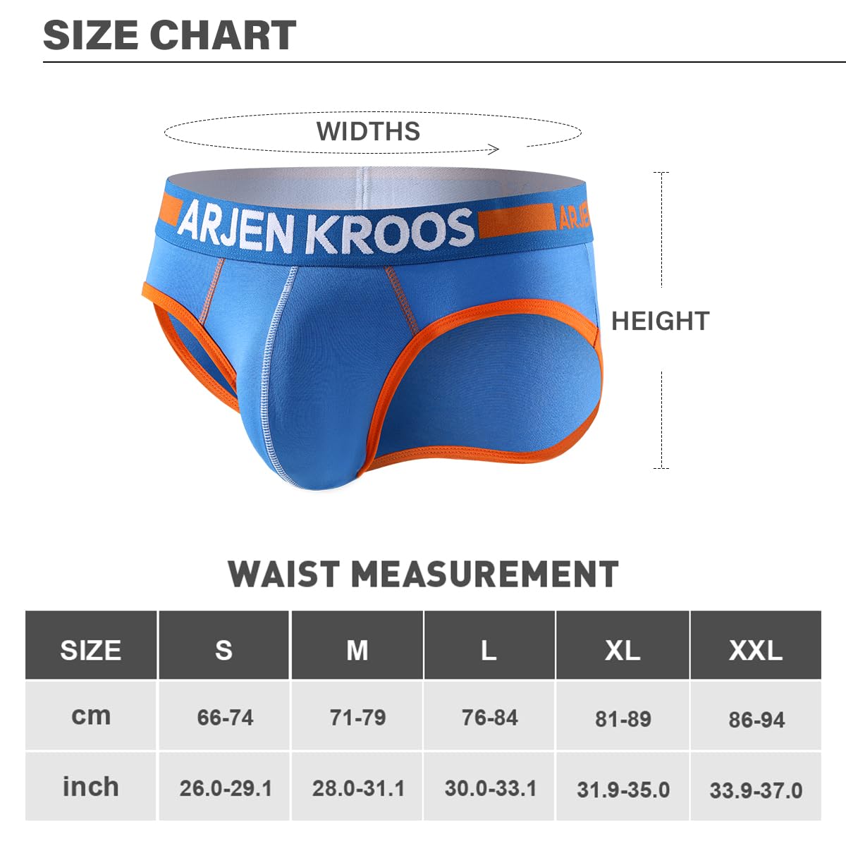 Men's Sexy Boxer Briefs Underwear Breathable Cotton Athletic Supporter