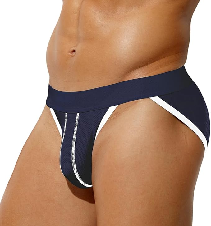 Mens Briefs Mesh Men's Underwear Low Rise Waist Sexy Sports Underwear