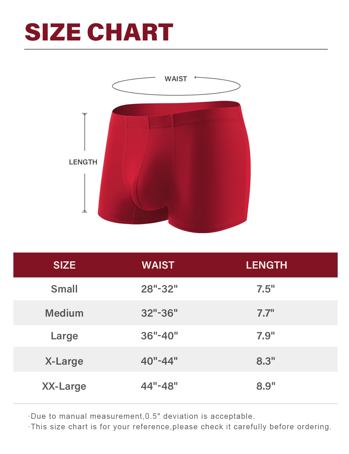 Men's Sexy Silky Trunks Underwear Boxer Briefs