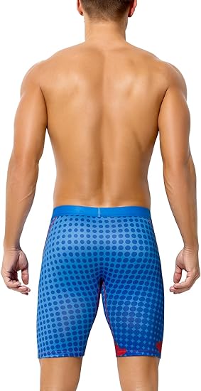Men's Compression Shorts Athletic Workout Running Performance Underwear Long Boxer Briefs