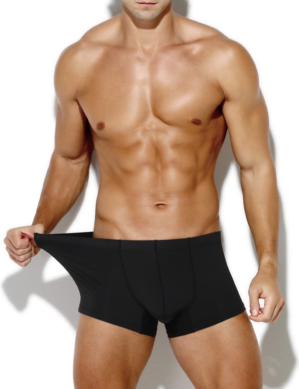 Men's Sexy Silky Trunks Underwear Boxer Briefs