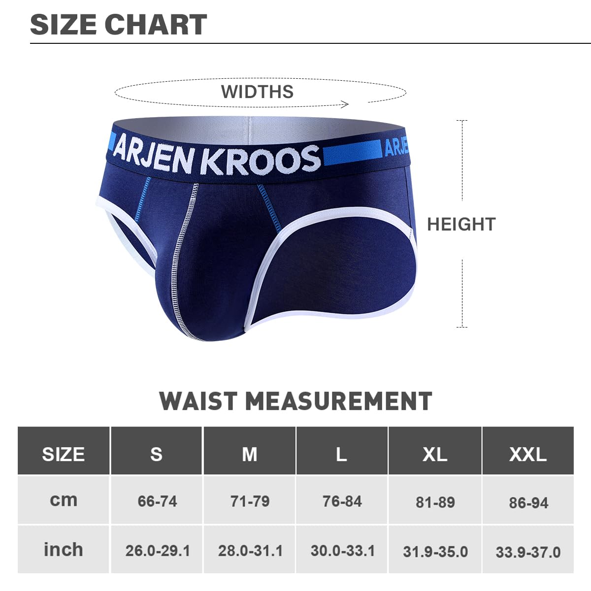 Men's Sexy Boxer Briefs Underwear Breathable Cotton Athletic Supporter