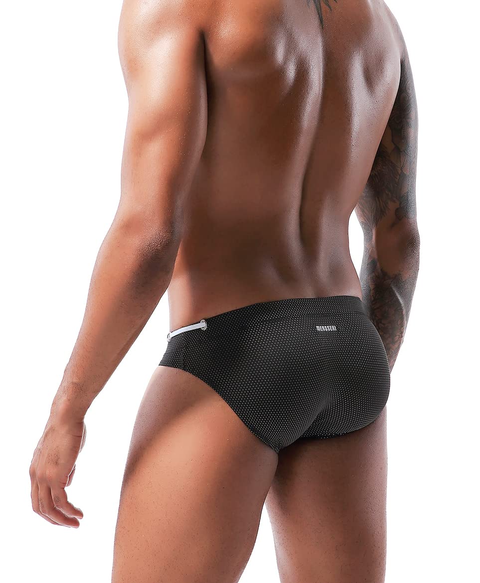 Men's Sexy Breathable Swim Briefs Quick Dry Tagless Bikini Swimwear