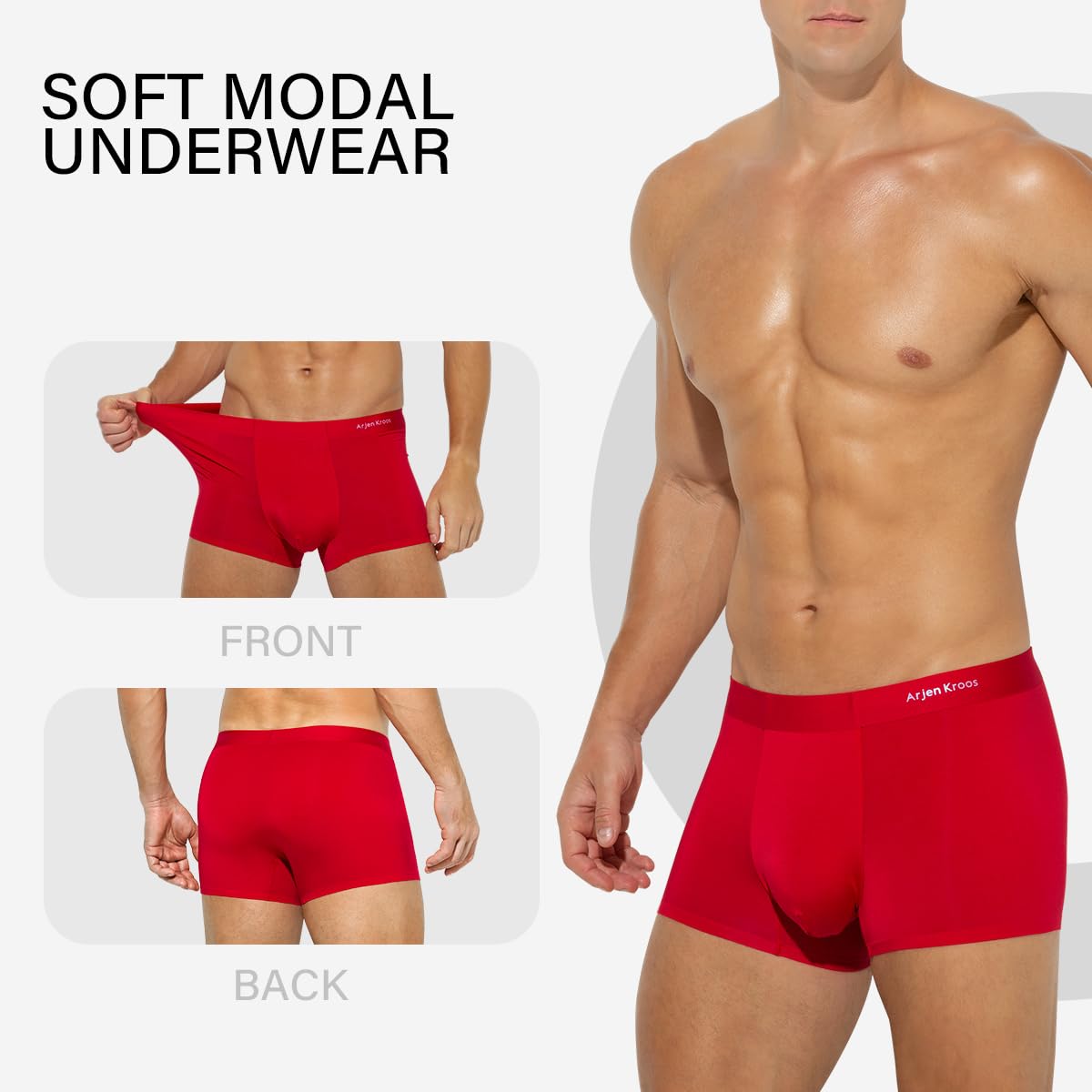 Herren seidige Boxershorts Unterhose