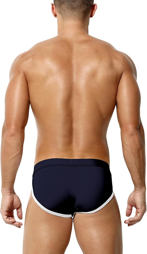 Mens Briefs Mesh Men's Underwear Low Rise Waist Sexy Sports Underwear