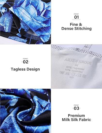 Men's Compression Shorts Athletic Workout Running Performance Underwear Long Boxer Briefs