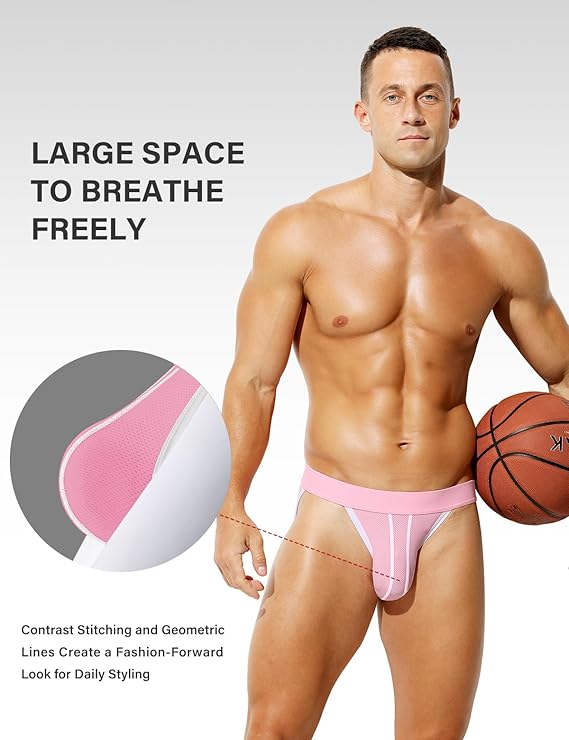 Mens Briefs Mesh Men's Underwear Low Rise Waist Sexy Sports Underwear