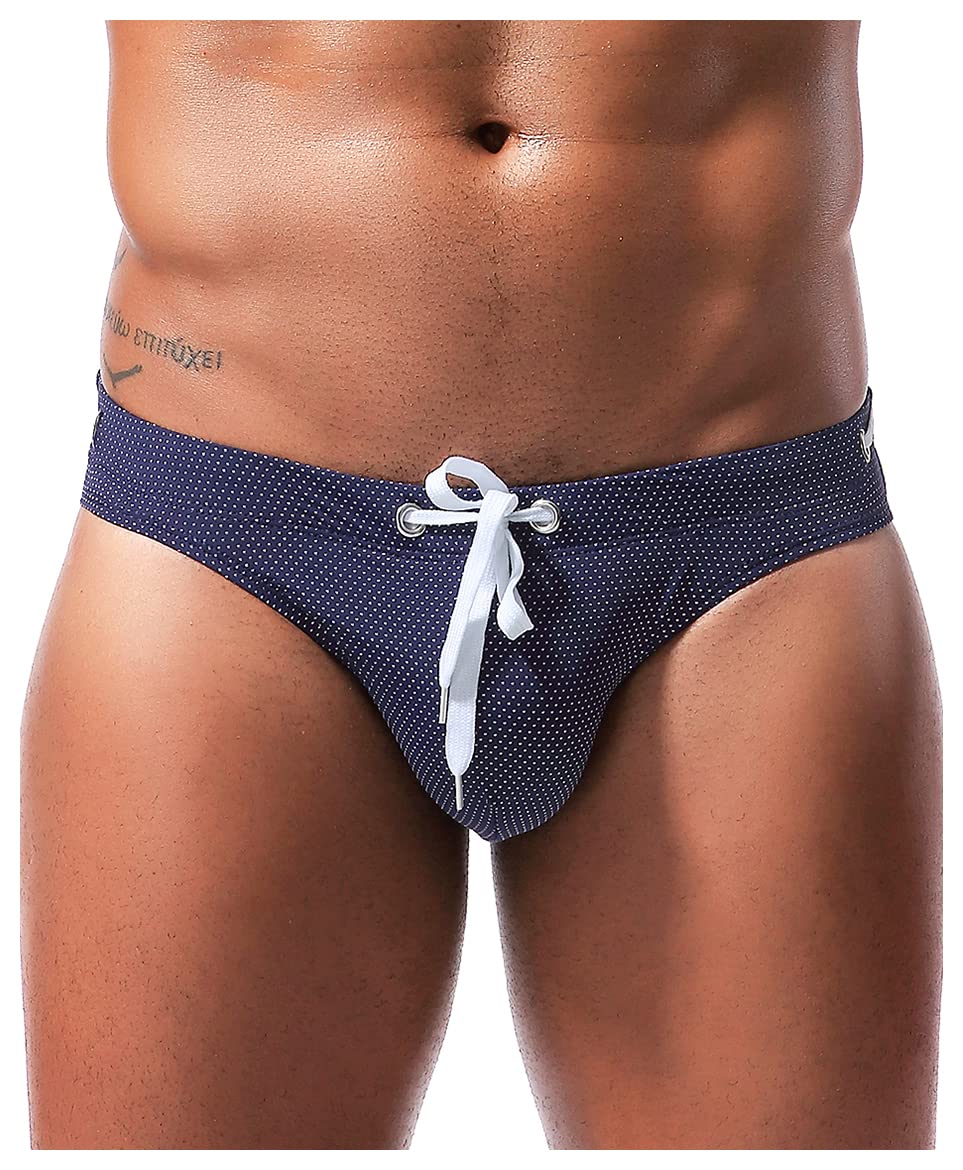 Men's Sexy Breathable Swim Briefs Quick Dry Tagless Bikini Swimwear