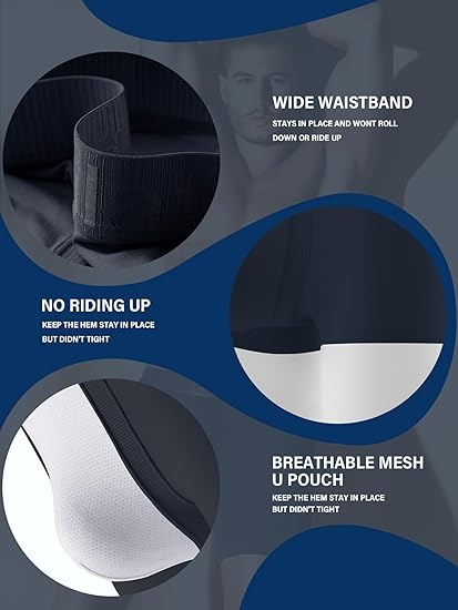 Boxer Briefs Quick Dry Trunks Breathable U-Pouch Underpants