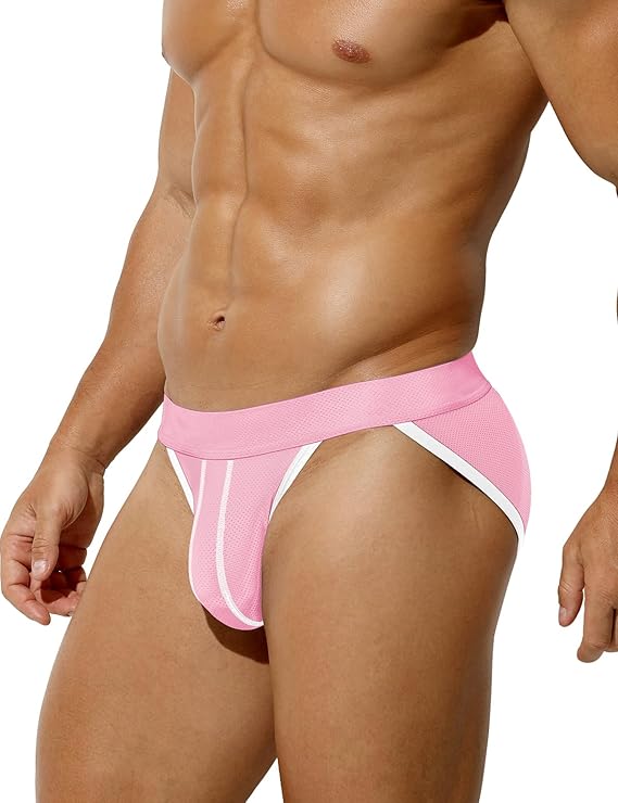 Mens Briefs Mesh Men's Underwear Low Rise Waist Sexy Sports Underwear