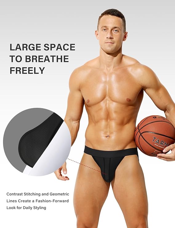 Mens Briefs Mesh Men's Underwear Low Rise Waist Sexy Sports Underwear