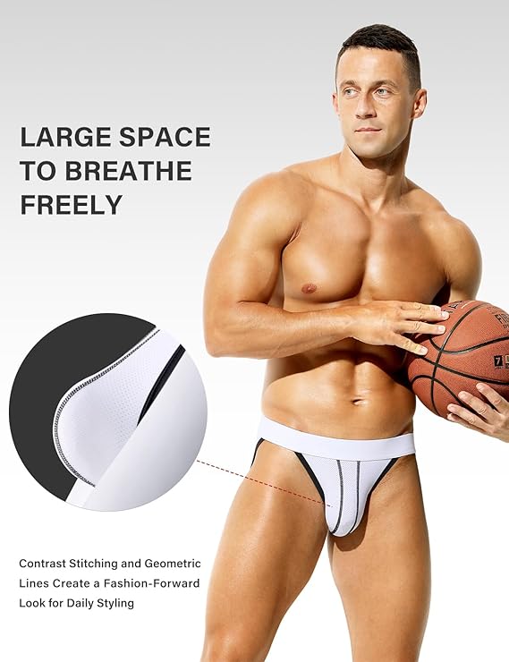 Mens Briefs Mesh Men's Underwear Low Rise Waist Sexy Sports Underwear