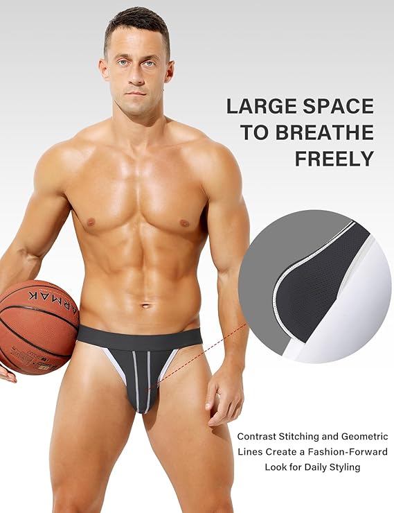 Mens Briefs Mesh Men's Underwear Low Rise Waist Sexy Sports Underwear
