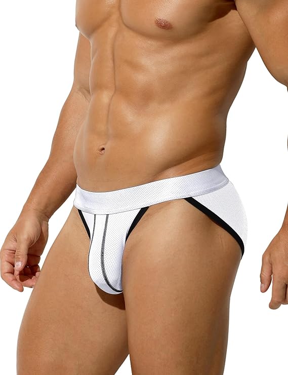 Mens Briefs Mesh Men's Underwear Low Rise Waist Sexy Sports Underwear