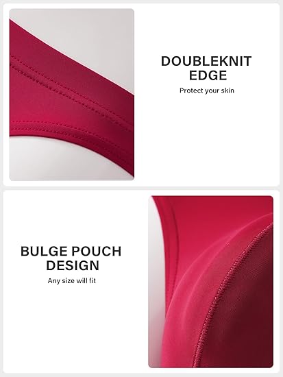 Men's Solid Briefs Soft Low Rise Underpants