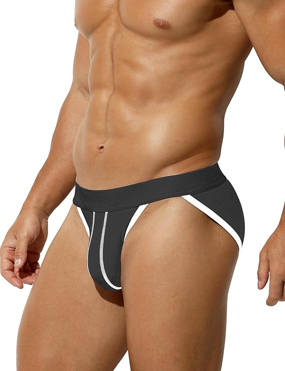 Mens Briefs Mesh Men's Underwear Low Rise Waist Sexy Sports Underwear