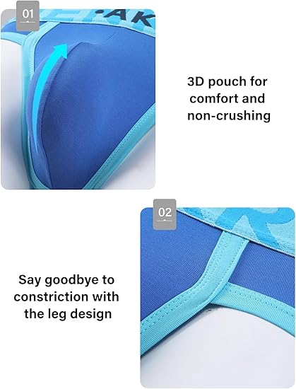 Men's Cotton Sport Briefs Sexy Low Rise Briefs Athletic Pouch Underwear