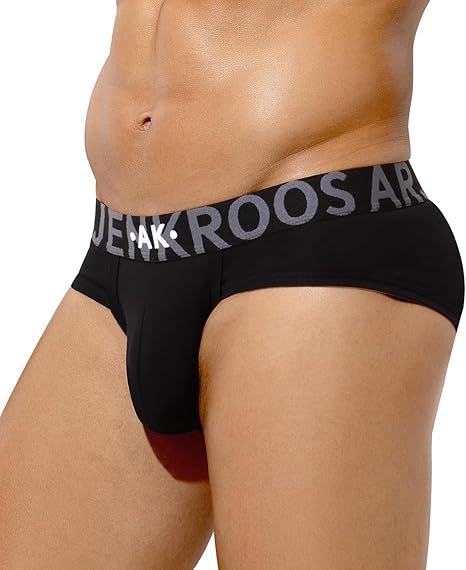 Men's Cotton Sport Briefs Sexy Low Rise Briefs Athletic Pouch Underwear