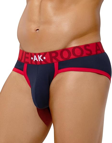 Men's Cotton Sport Briefs Sexy Low Rise Briefs Athletic Pouch Underwear