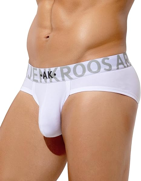 Men's Cotton Sport Briefs Sexy Low Rise Briefs Athletic Pouch Underwear