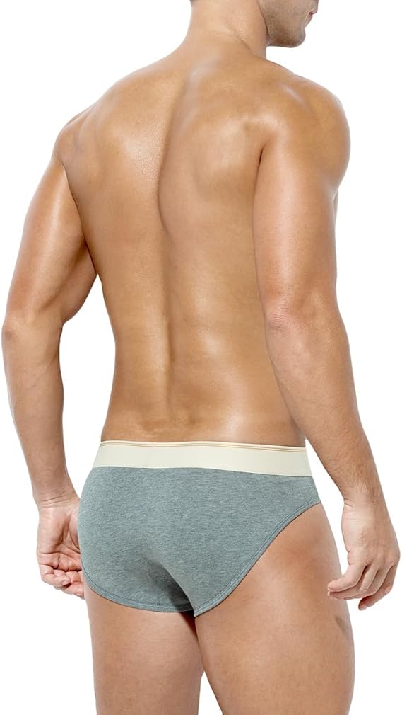 Arjen Kroos - Arjen Kroos Men's Cotton Underwear Moisture Wicking Briefs Anti - chafing Underpants - Arjen Kroos - Grey - AK303303S
#color_grey