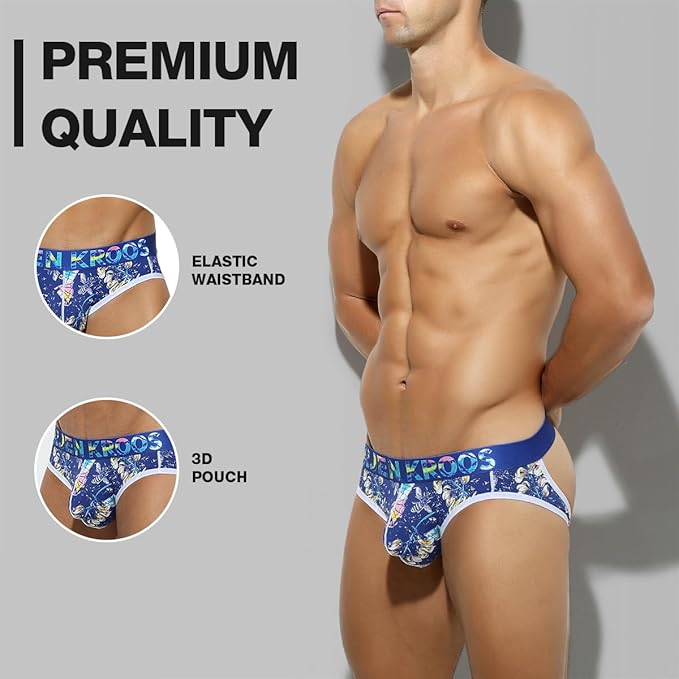 Arjen Kroos - Men's Breathable Mesh Jock Strap Athletic Supporter Underwear Sexy Camo Gym Jockstrap - Arjen Kroos - Navy Blue - AK702518M
#color_navy blue