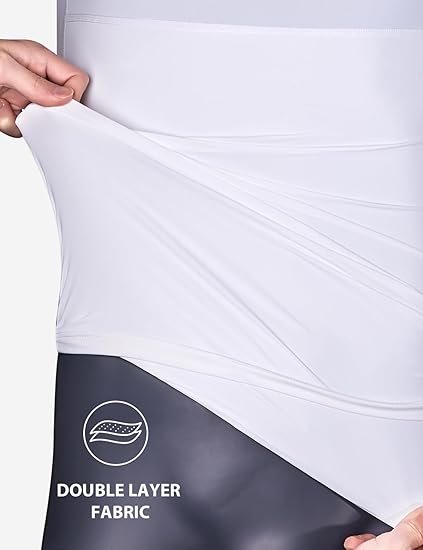 Arjen Kroos - Men's Compression Undershirts Ice Silky Vest Body Shaper Slimming Tank Top - Arjen Kroos - White - AK334202M
#color_white