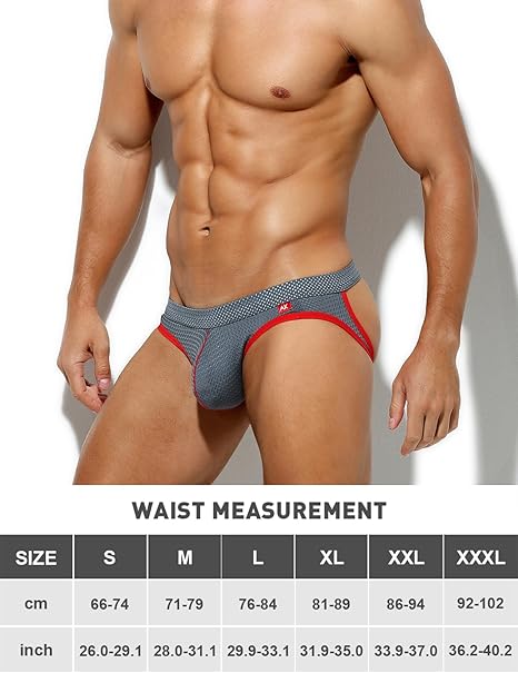 Arjen Kroos - Men's Jockstrap Sexy Mesh Jock Strap Athletic Underwear - Arjen Kroos - Gray - AK7003031S
#color_gray