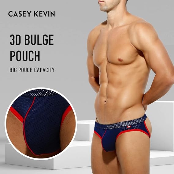 Arjen Kroos - Men's Jockstrap Sexy Mesh Jock Strap Athletic Underwear - Arjen Kroos - Navy Blue - AK7003181S
#color_navy blue