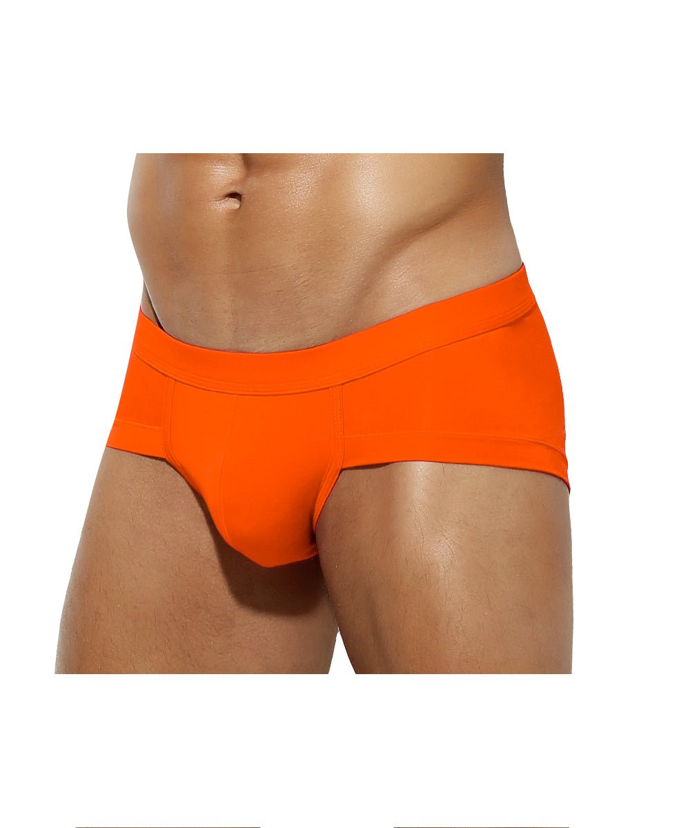 Arjen Kroos - Men's Sexy Breathable Boxer Trunks - Arjen Kroos - Orange - AK214609S
#color_orange