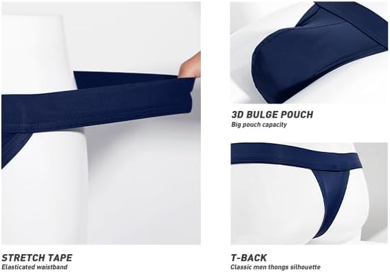 Herren Sexy Tanga Low Rise G-String Beutel Unterwäsche Bikini