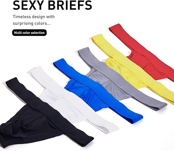 Herren Sexy Tanga Low Rise G-String Beutel Unterwäsche Bikini