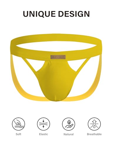 Men's Jockstrap Athletic Supporter Youth Breathable Cotton Underwear