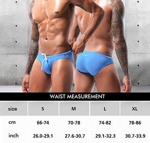 Men's Sexy Breathable Swim Briefs Quick Dry Tagless Bikini Swimwear
