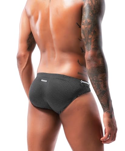 Men's Sexy Breathable Swim Briefs Quick Dry Tagless Bikini Swimwear