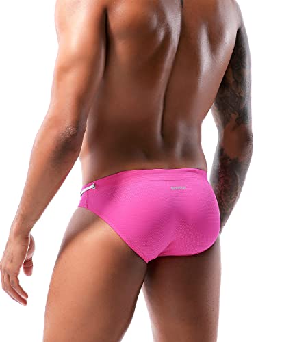 Men's Sexy Breathable Swim Briefs Quick Dry Tagless Bikini Swimwear