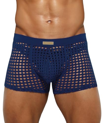 Men's Sexy Breathable Mesh Boxer Briefs