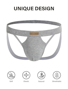 Men's Jockstrap Athletic Supporter Youth Breathable Cotton Underwear