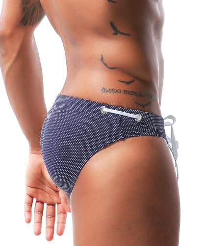 Men's Sexy Breathable Swim Briefs Quick Dry Tagless Bikini Swimwear