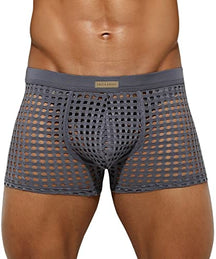 Men's Sexy Breathable Mesh Boxer Briefs