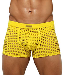 Men's Sexy Breathable Mesh Boxer Briefs