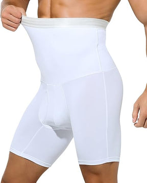 Men's Slimming Compression Boxer Briefs Underwear Tagless High Waist Tummy Control Boxers