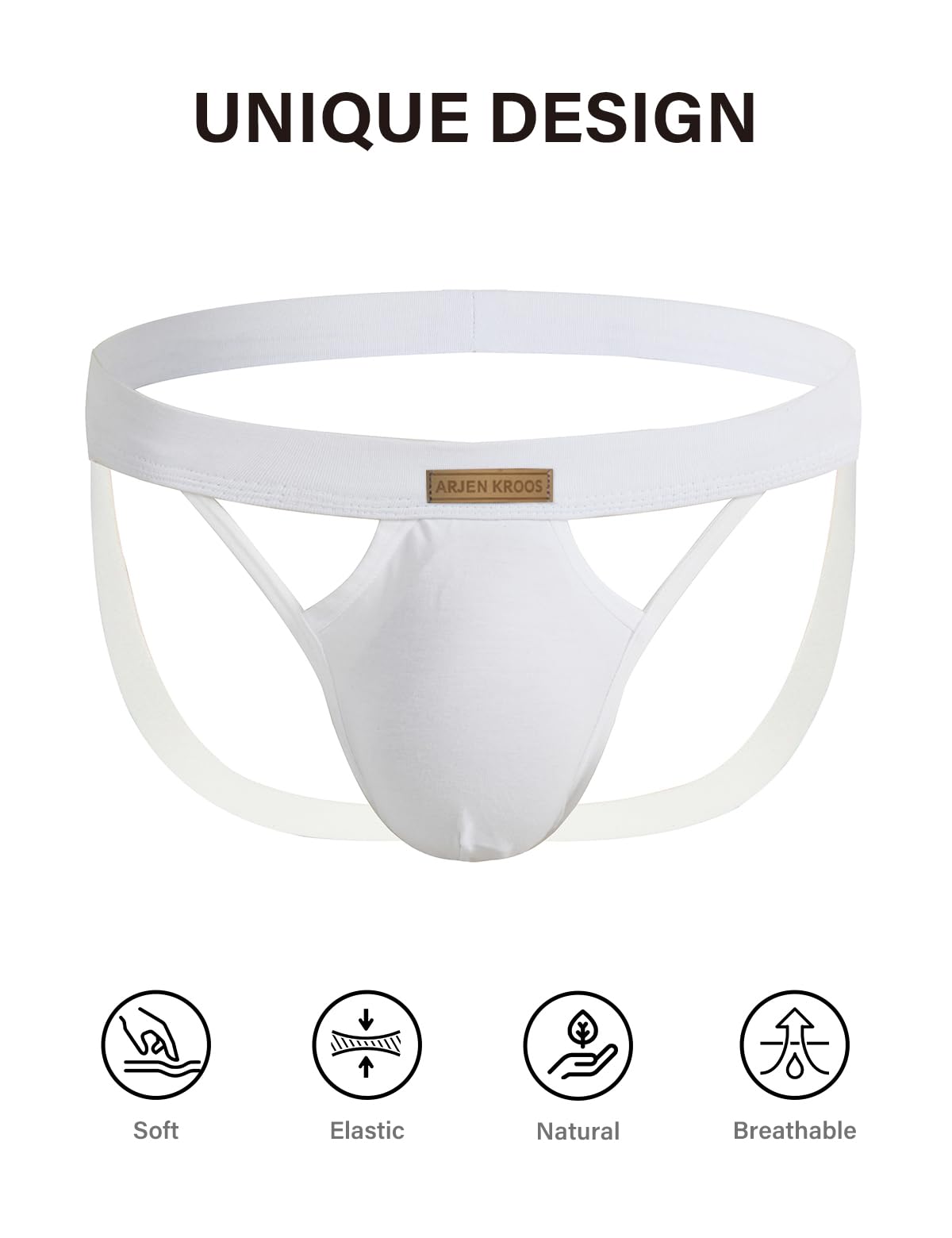 Men's Jockstrap Athletic Supporter Youth Breathable Cotton Underwear