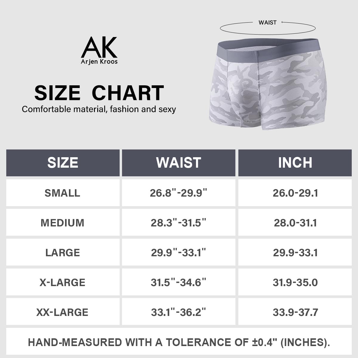 Men's Boxer Briefs - Silky Breathable Underwear for Men