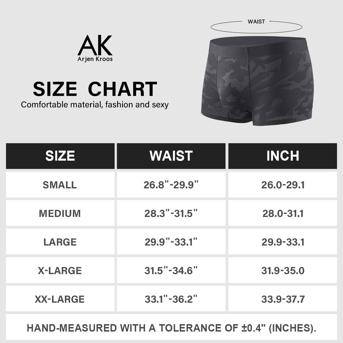 Men's Boxer Briefs - Silky Breathable Underwear for Men